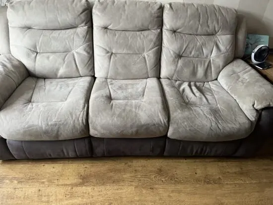 DFS 3 seater and 2 seater grey and dark grey