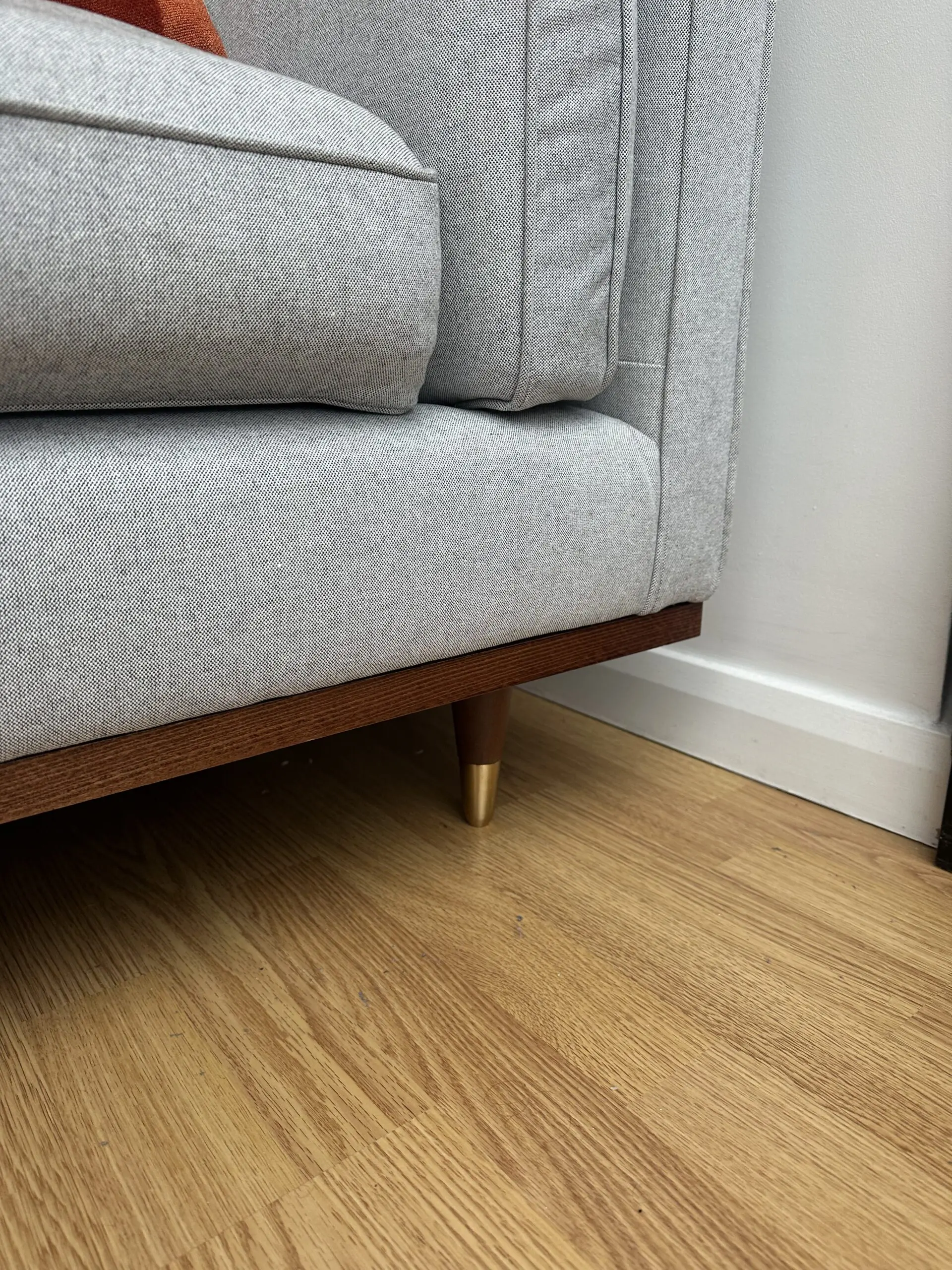 John Lewis and Swoon Lyon Grand 3 seater chaise sofa