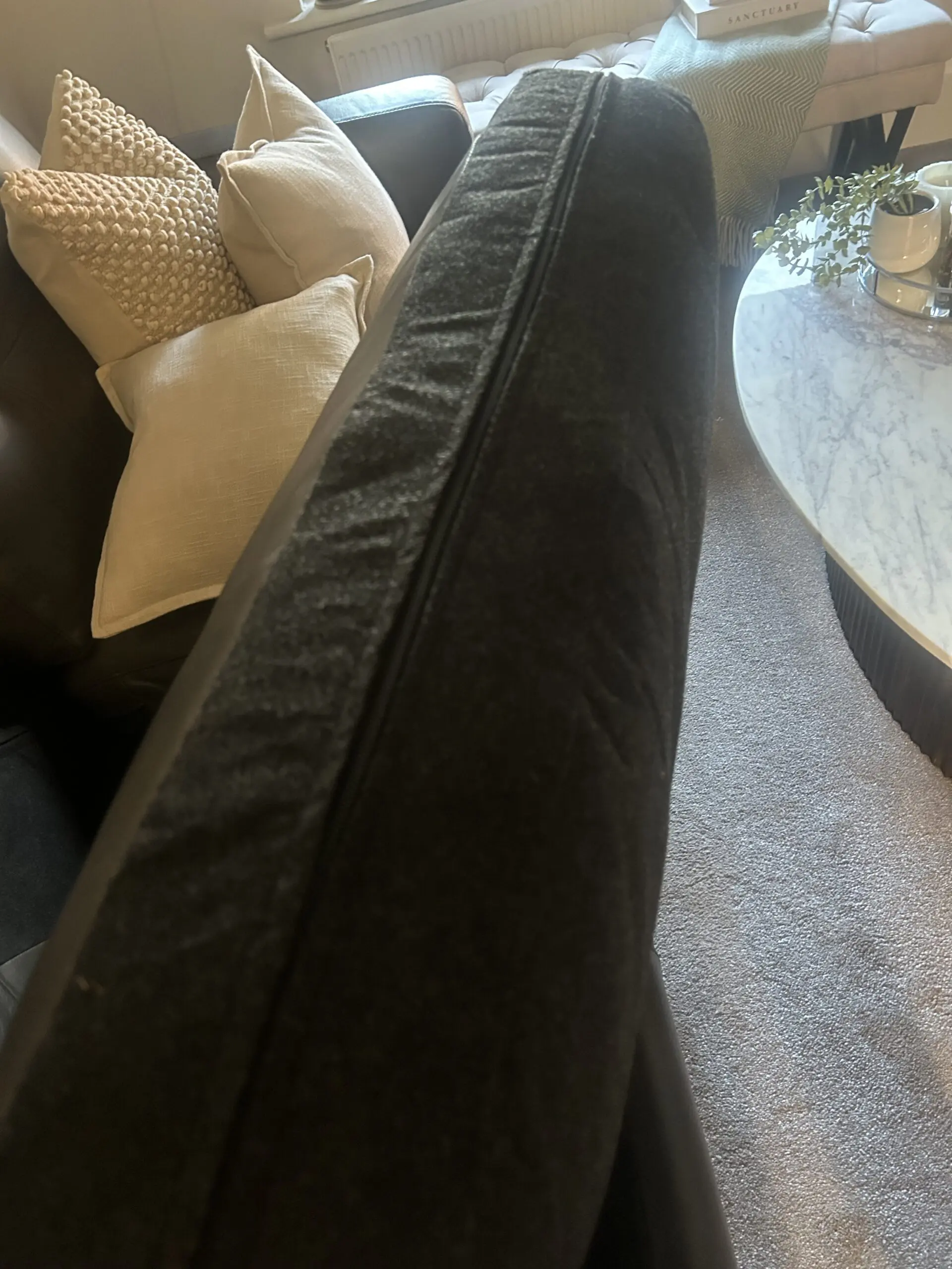 Alexandra & James 3 seater grade A Leather Sofa ( Quentin ) purchased November 25 from Stockers