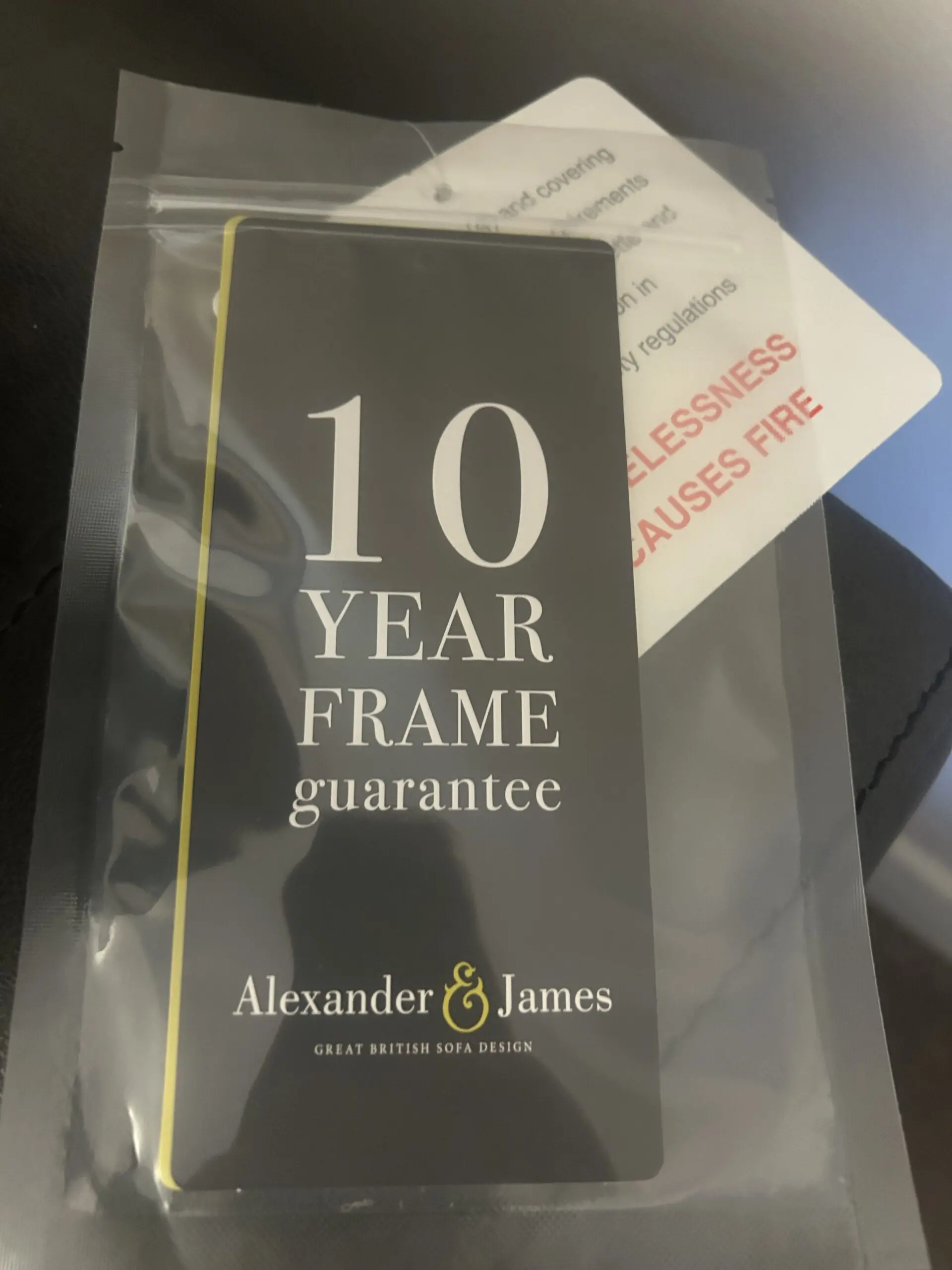 Alexandra & James 3 seater grade A Leather Sofa ( Quentin ) purchased November 25 from Stockers