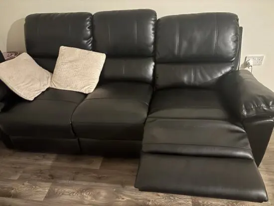 Black sofa