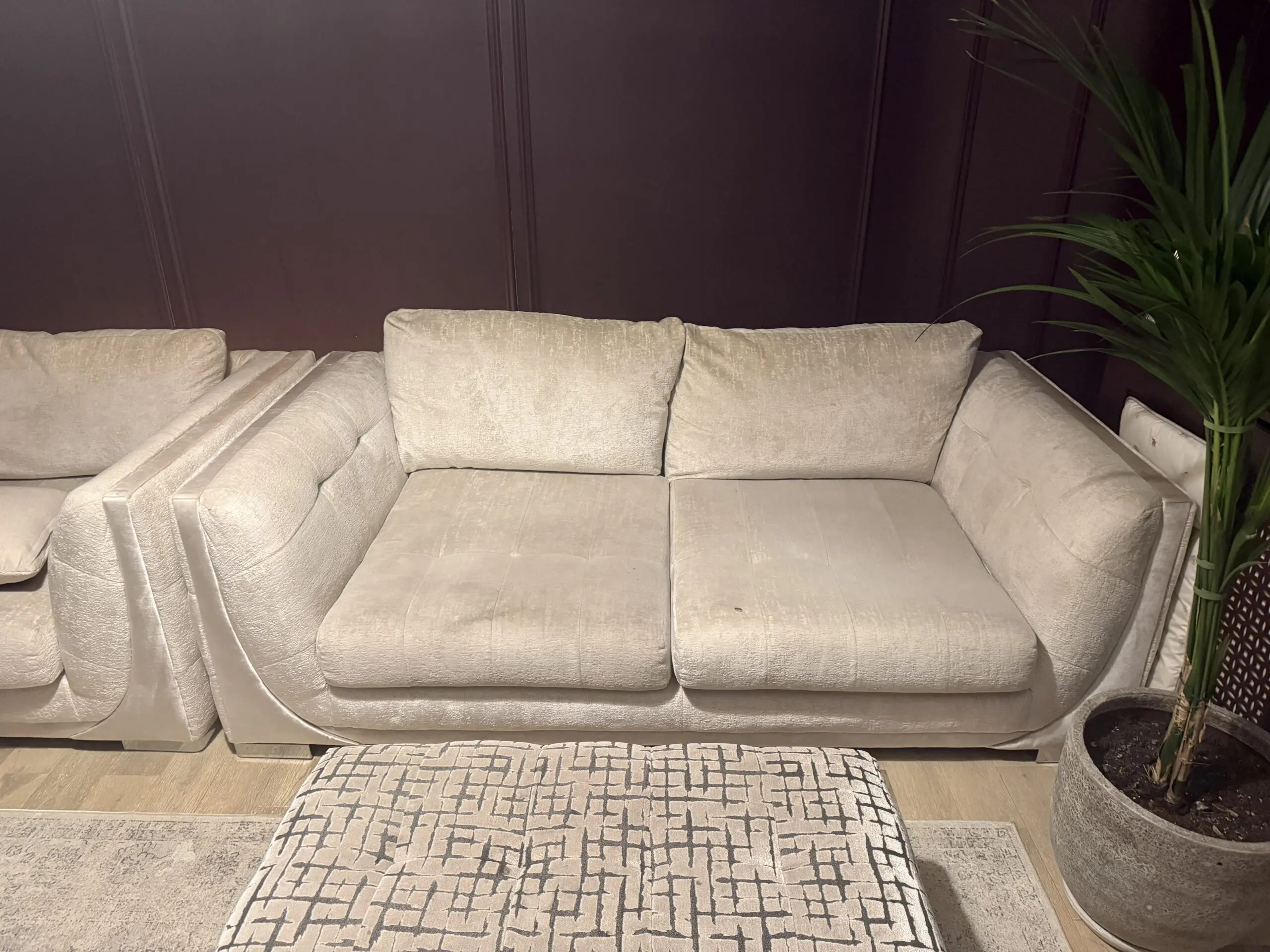 Sofology Athena 3 Seater Sofa, 2 Seater Loveseat & Footstool