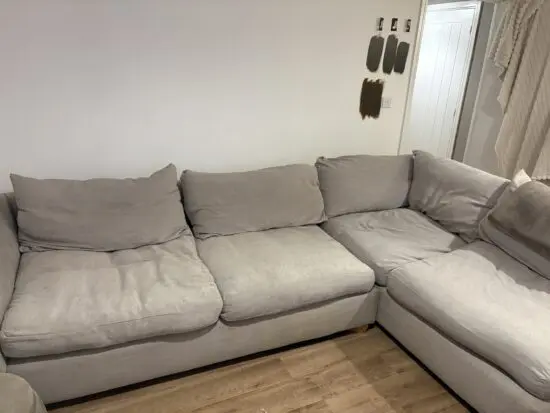 Extra large Cream Corner sofa