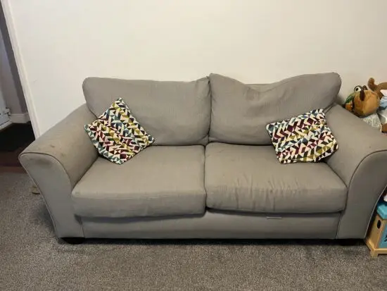 Grey 2 Seater Sofa