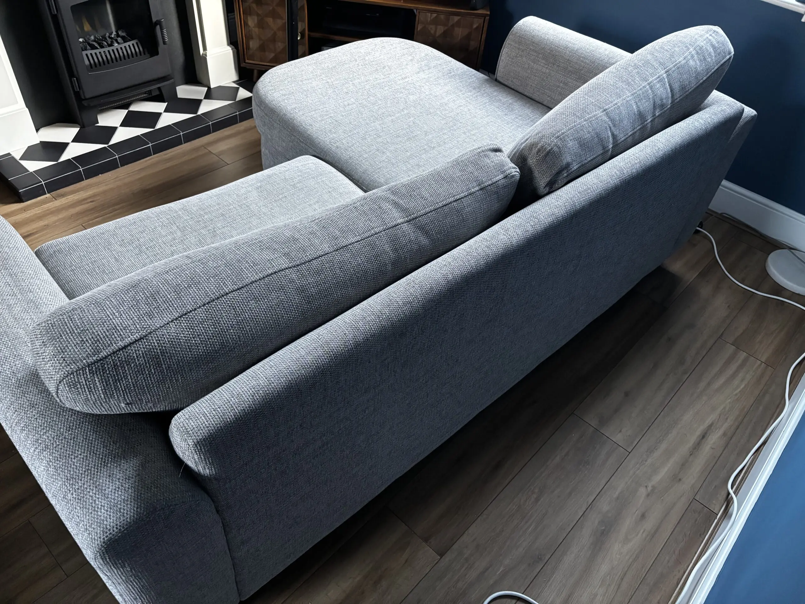DFS Grey 3 Seater Chaise Sofa 2021