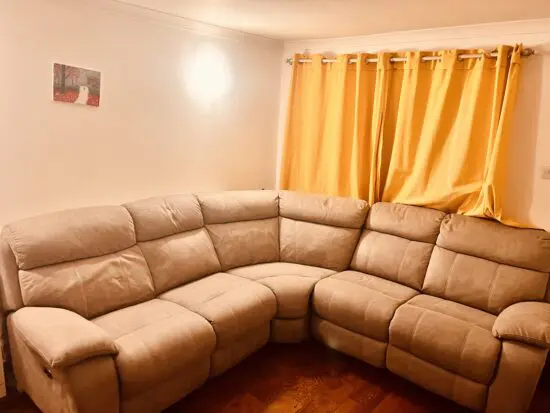 As good as new furniture village corner sofa, grey, excellent condition,