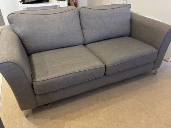 Sofology grey 2 seater sofa & chair