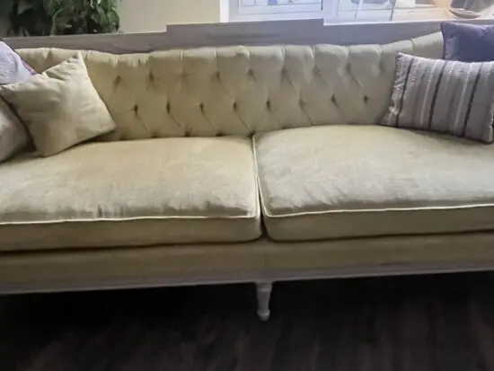 Vintage 4 seater sofa.