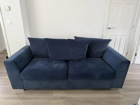 DFS Dark Blue 3-Seater Sofa