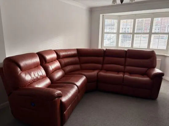 Leather Reclining Lazy Boy Sofa