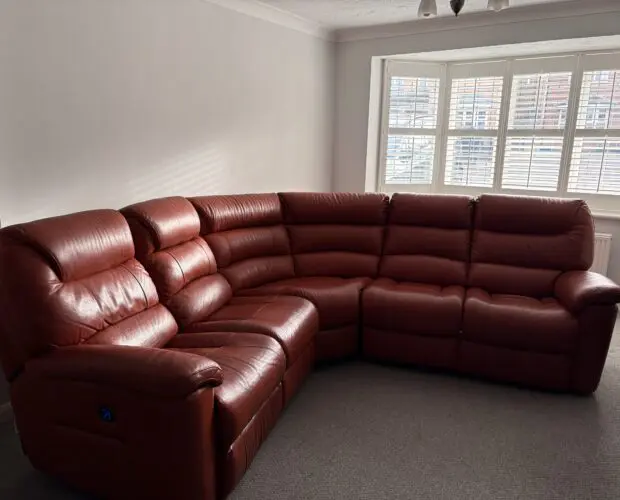 Leather Reclining Lazy Boy Sofa