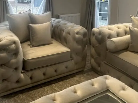 Sofa and armchair set house of Chelsea