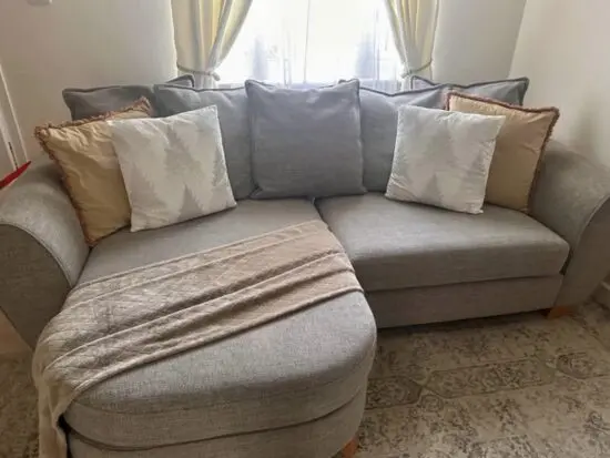 Lorella Pillow Back 4 Seater Lounger