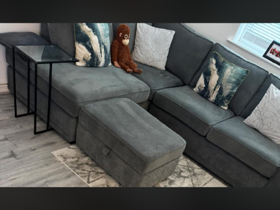 Dfs grey orka sofa