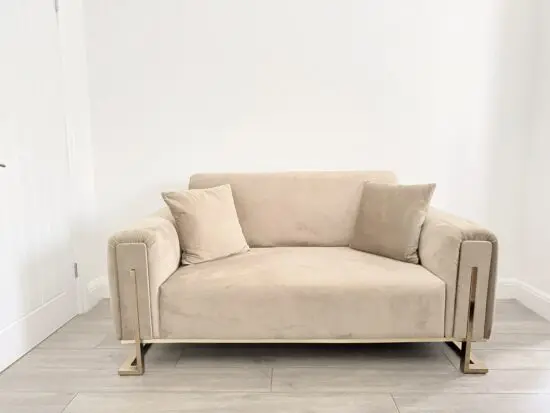 Beige sofa