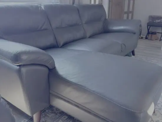 DFS Emmen slate 3 seater left hand facing chaise end sofa