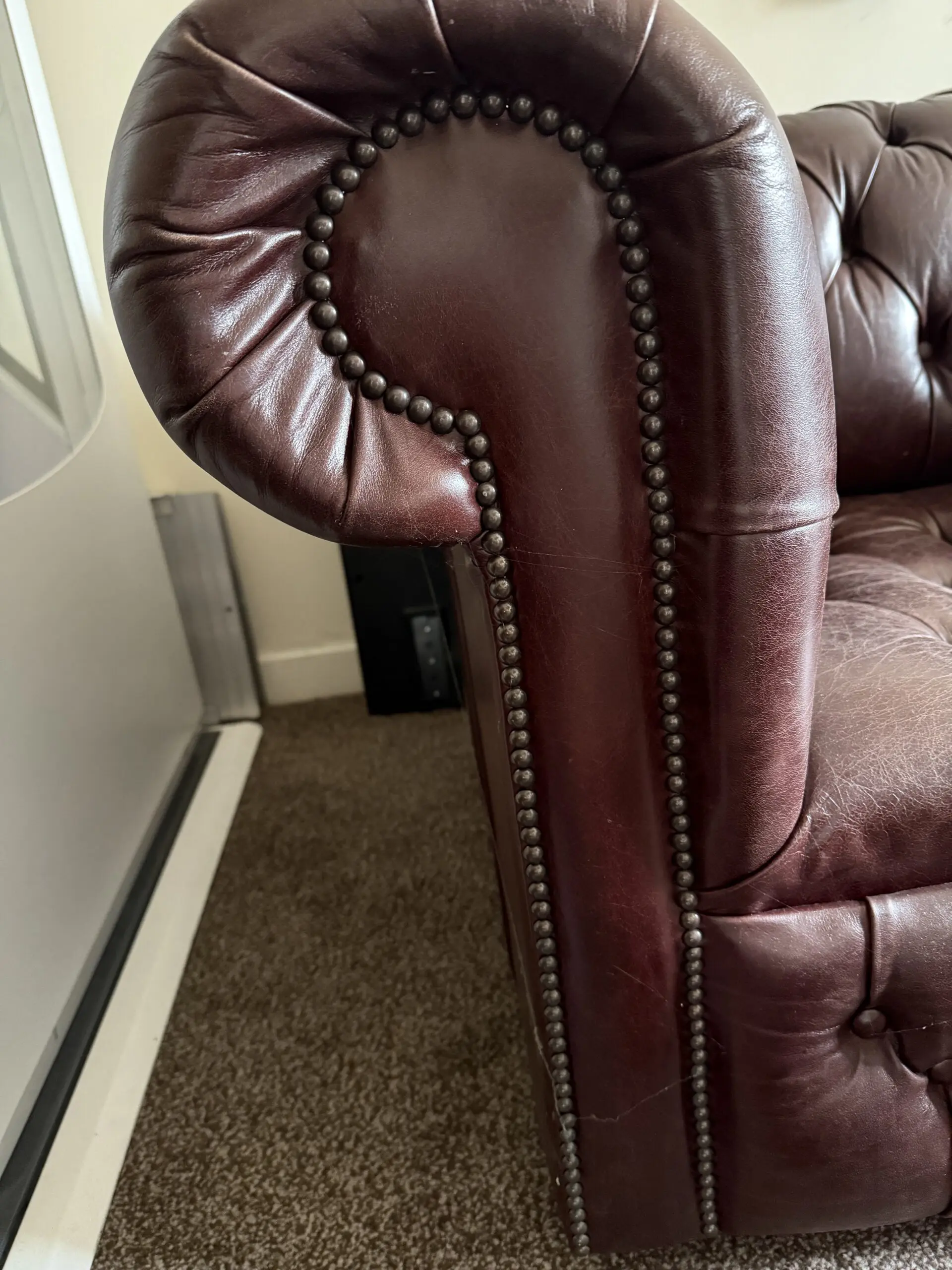 Chesterfield Sofa, Brown Chesterfield Sofa, 3 Seater