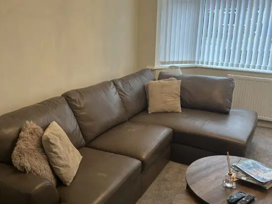 Next Brown Sofa leather