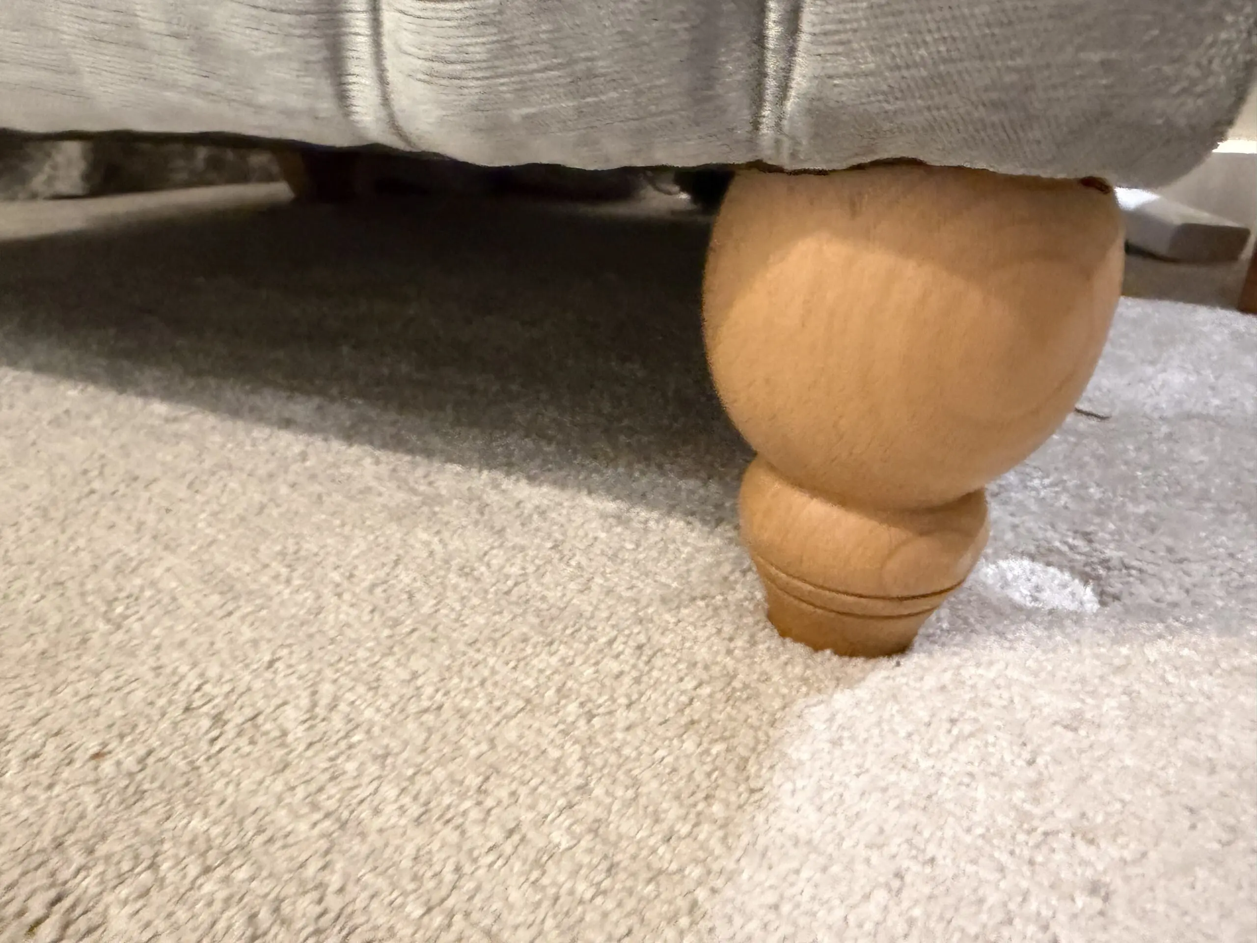 Gosford grey velvet 4 & 3 seater & arm chair