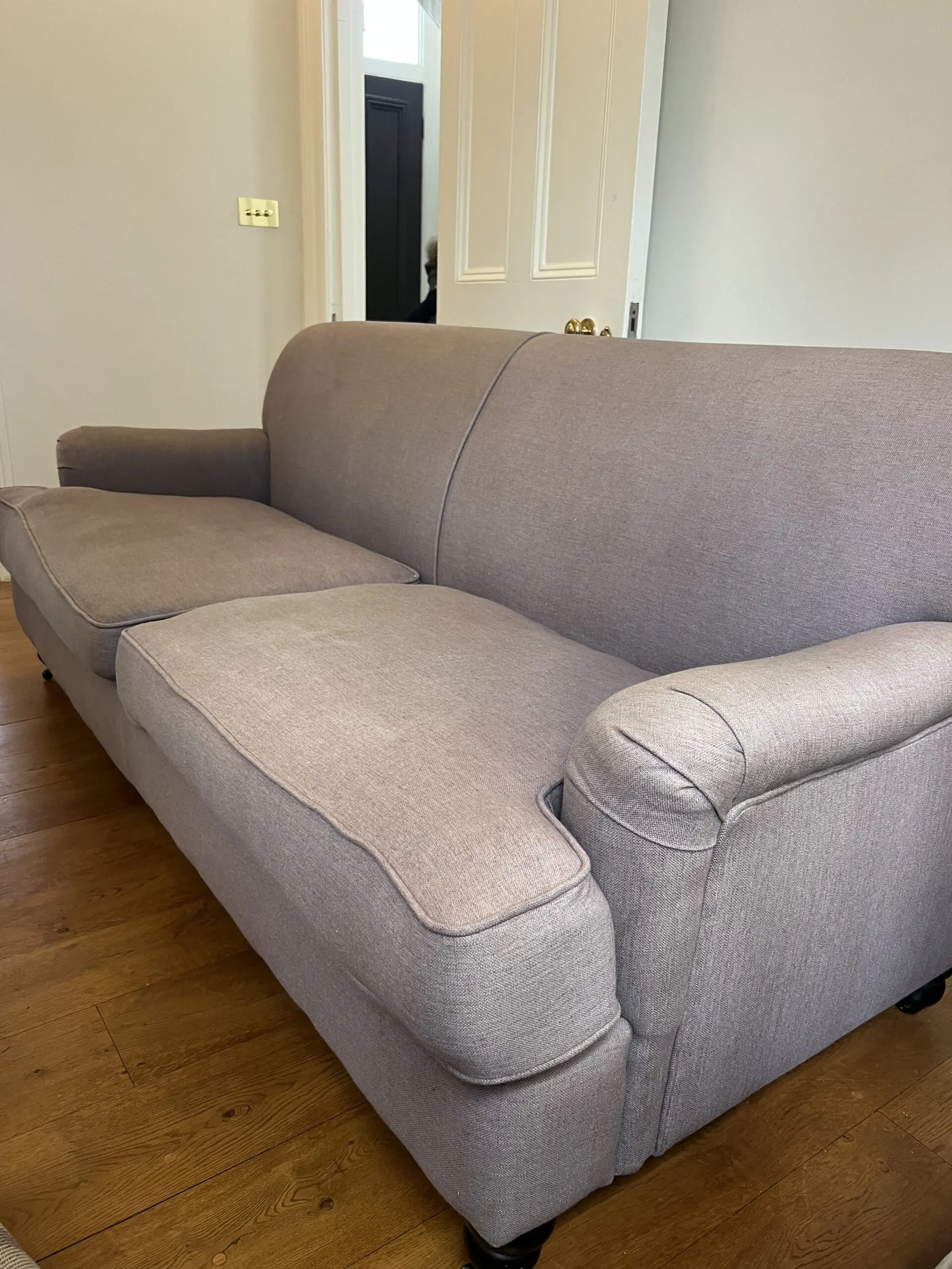 Made sofa mink/mauve colour