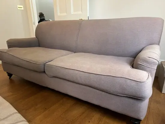 Made sofa mink/mauve colour