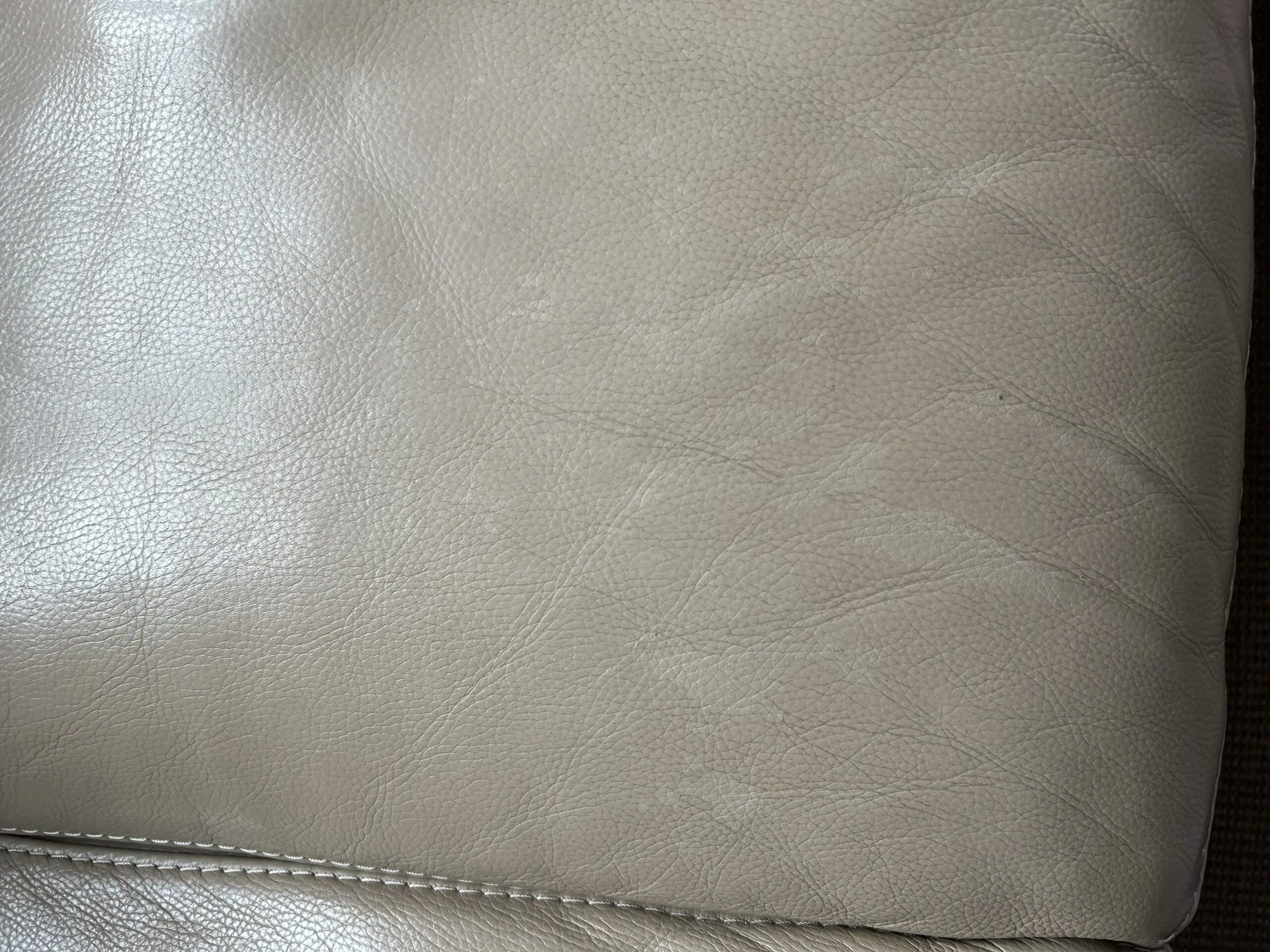 DFS leather corner sofa