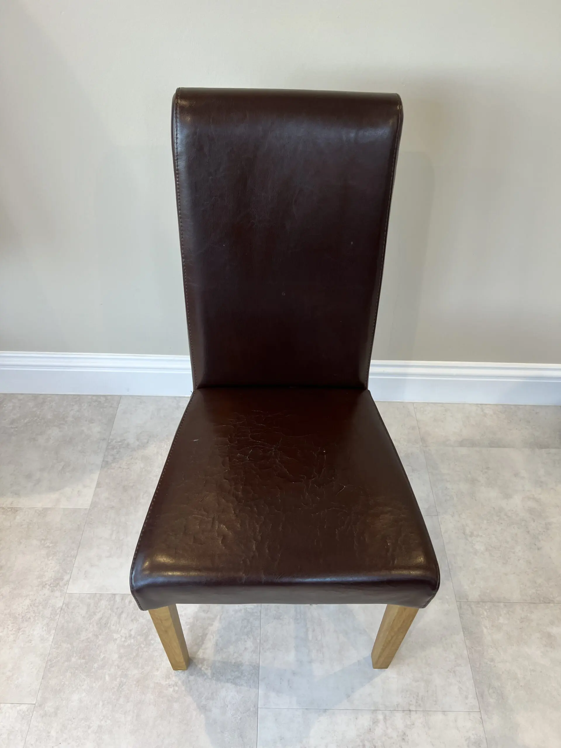 Oak Furniture Land Natural Solid Oak - Fresco 8 Seater Dining Table and 6 chairs