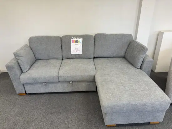 Collingwood and Batchelor Sienna Corner Sofa – Grey Chenille