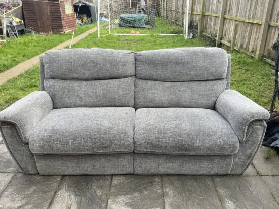 Grey 2 seater sofa