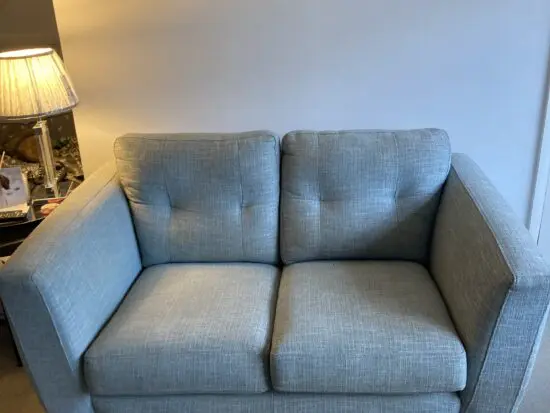 The Lounge Company Pale Teal Two Seater Sofa
