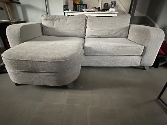 DFS 3 seater chaise longue sofa