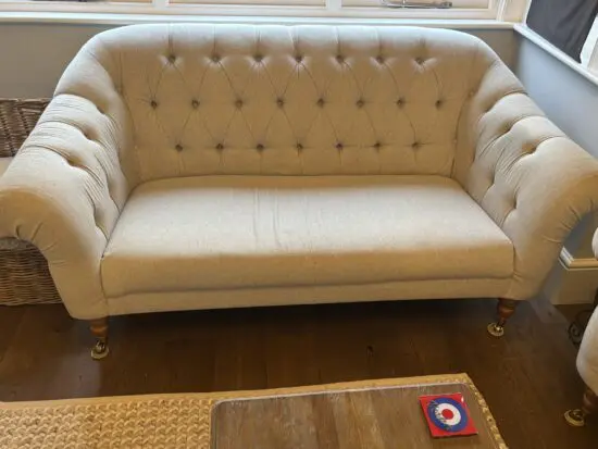 M&S Grey Chester Fabric Sofas