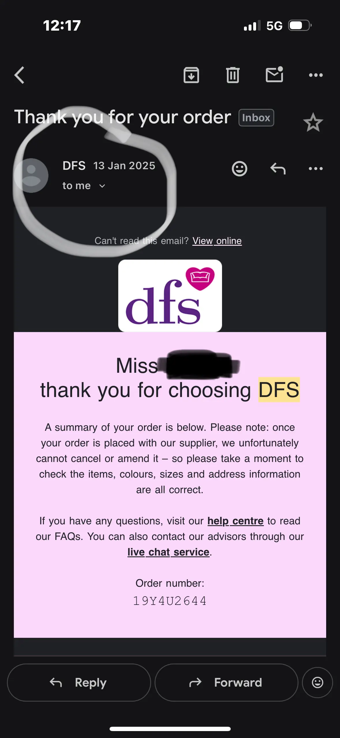 DFS Zana Right Hand Corner Sofa + Footstool