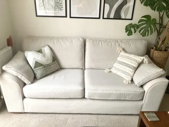 Next 3 seater in tweedy blend - oyster