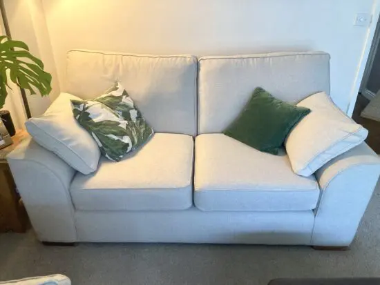 Next Stamford 2 seater in tweedy blend oyster