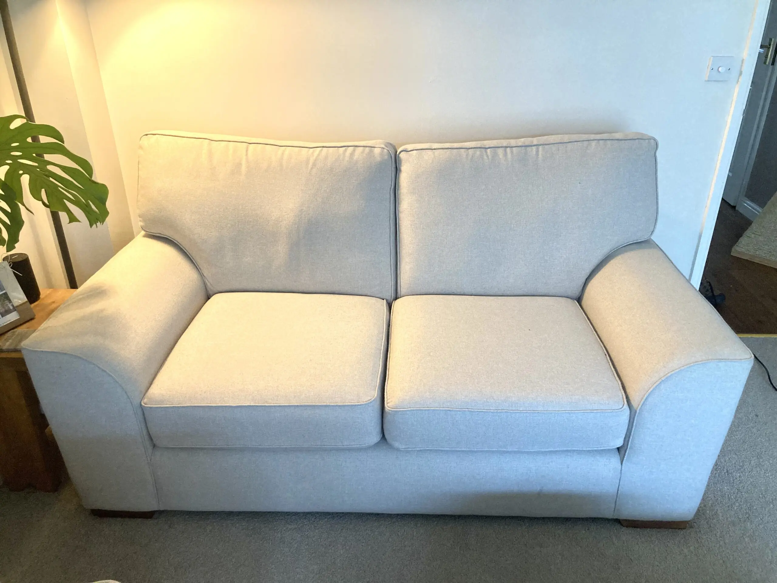 Next Stamford 2 seater in tweedy blend oyster