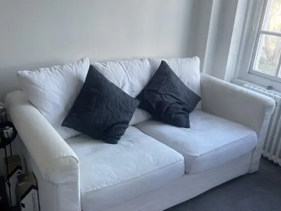 IKEA White EKTORP 2-seat sofa