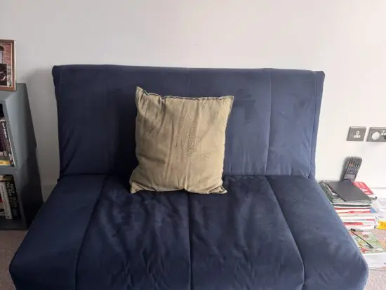 Blue Velvet Sofa Bed - Appley Sofa Bed