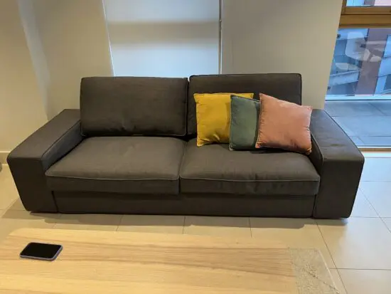 IKEA 3-seater KIVIK dark grey