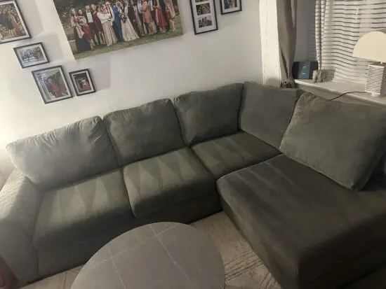 DFS Grey Xander Corner Sofa