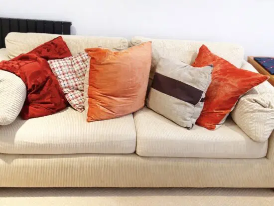 Lovely comfiest sofa HEALS 2 seater cream sofa