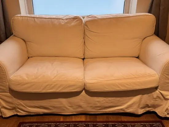 White 2 Seater Sofa
