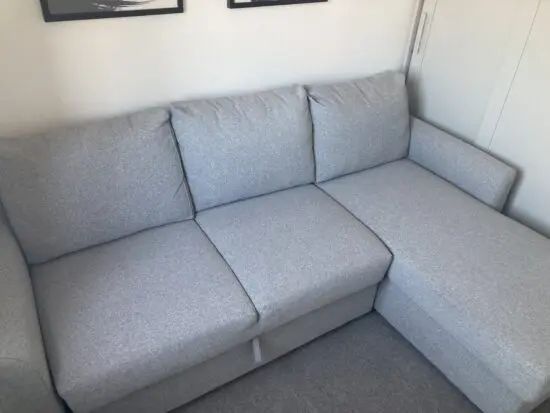 Oak Furniture Land Grey Dream Chaise Sofa Bed