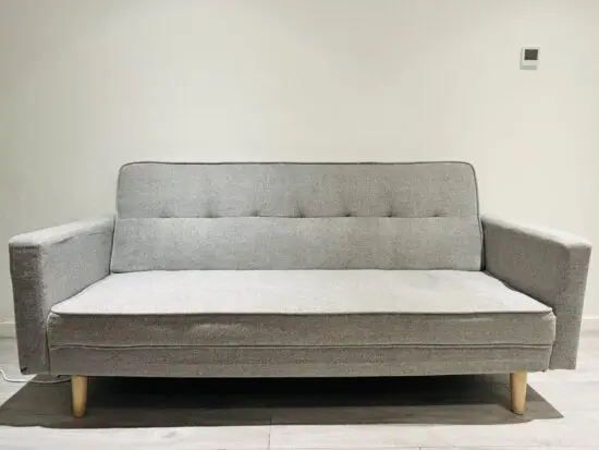 Grey sofa bed