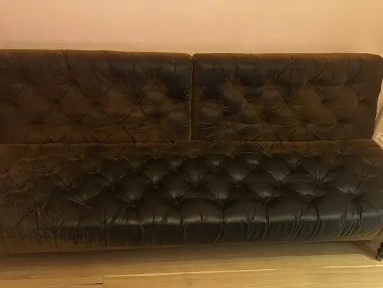 Heals 40 Winks Dusty Brown Faux Leather Sofa Bed