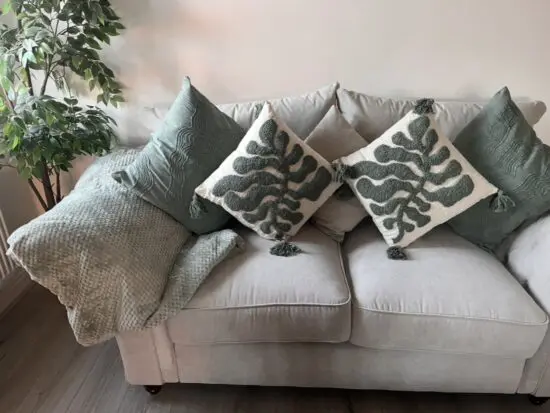 Berkshire Fullback Sofa Stone 2 Seater