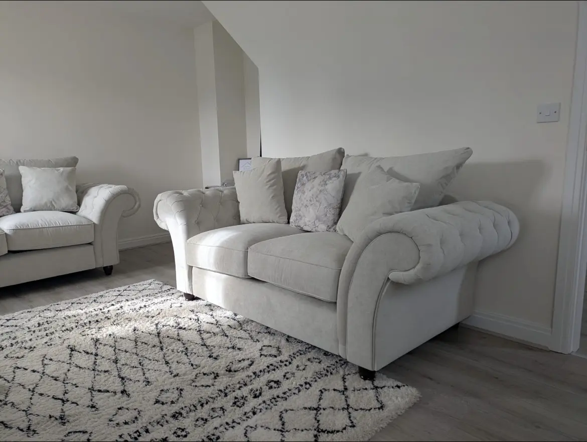 Berkshire Fullback Sofa Stone 2 Seater