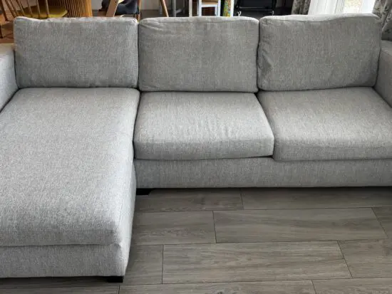 DFS 3 seater L-shaped sectional sofa