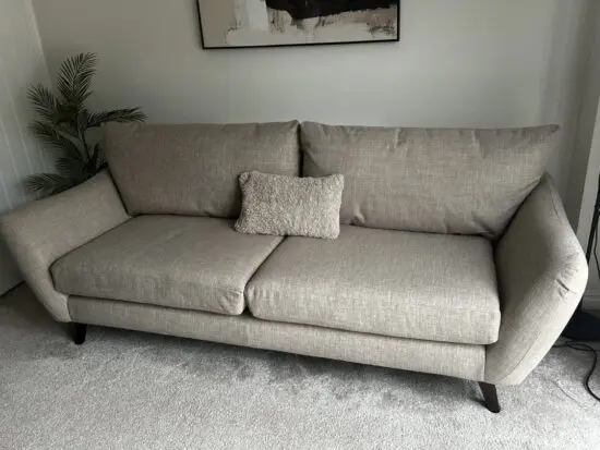 Beige Edale 4 Seater Sofa from SCS Brand New