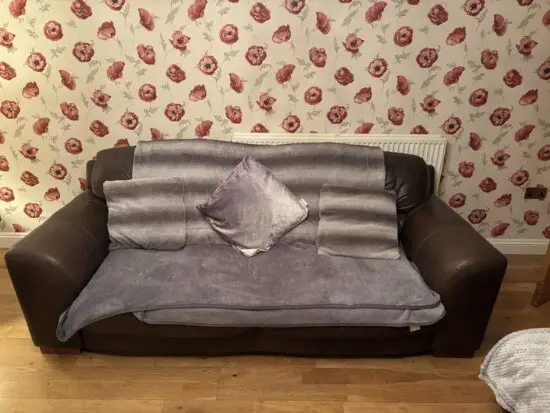 DFS Brown Leather 3 piece